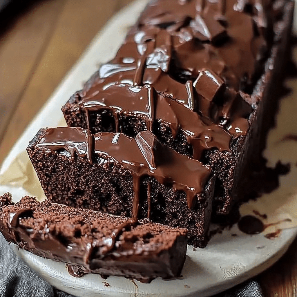 Hot Fudge Brownie Bread Recipe