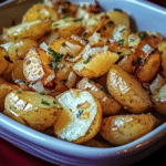 Oven Fried Potatoes & Onions