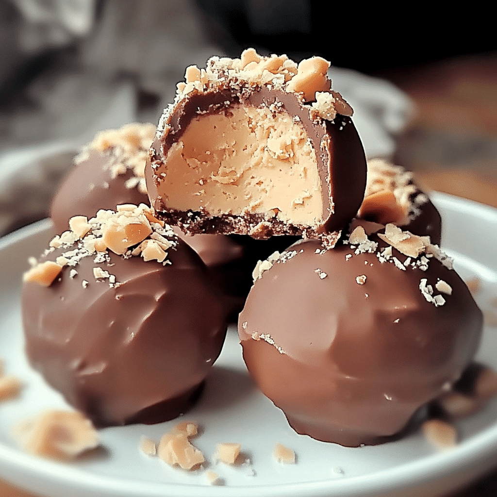 No-Bake Peanut Butter Cheesecake Balls