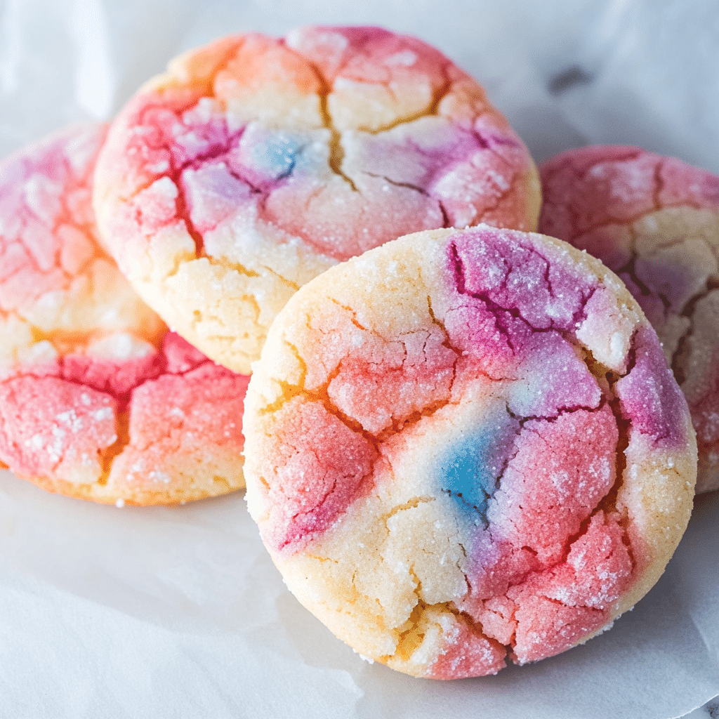 Tie Dye Cookies