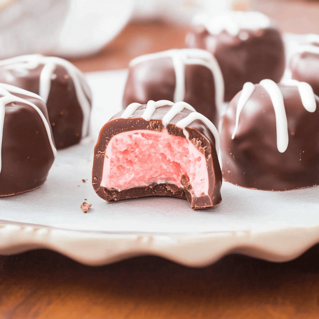 Strawberry Cream Chocolates