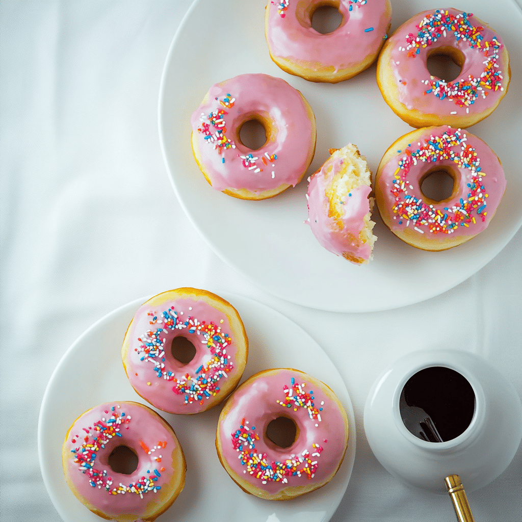 Baked Vanilla Donuts Recipe
