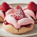 Valentine’s Strawberry Kiss Cookies