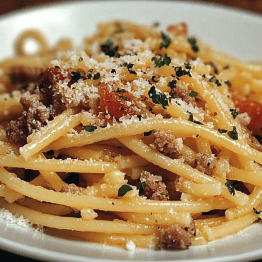 Pasta with Olive Oil and Garlic