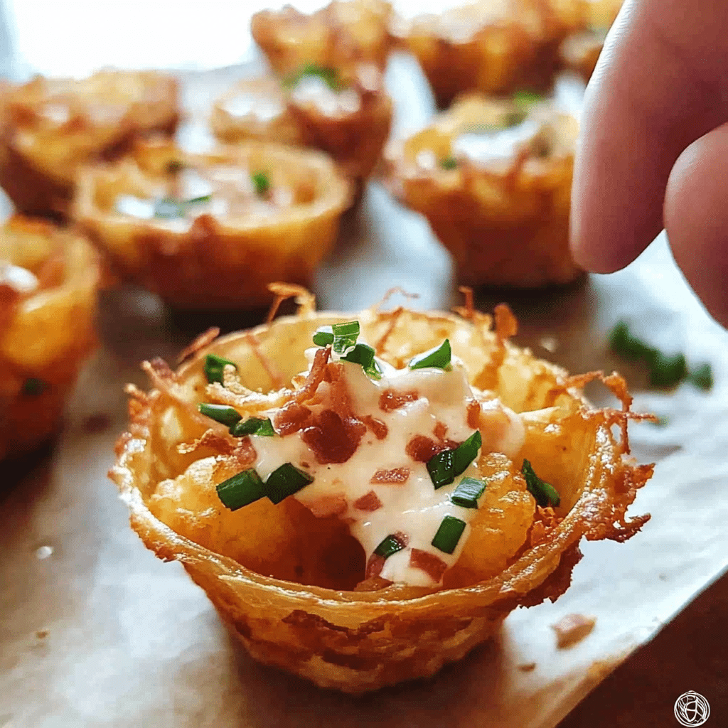 Tater Tot Appetizer Cups