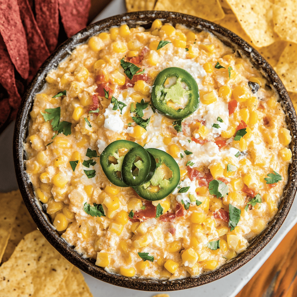 Crockpot Jalapeno Corn Dip