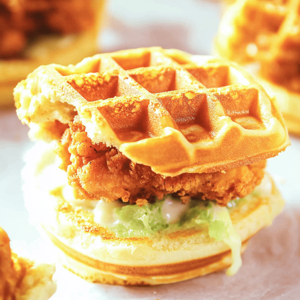 Chicken & Waffle Sliders
