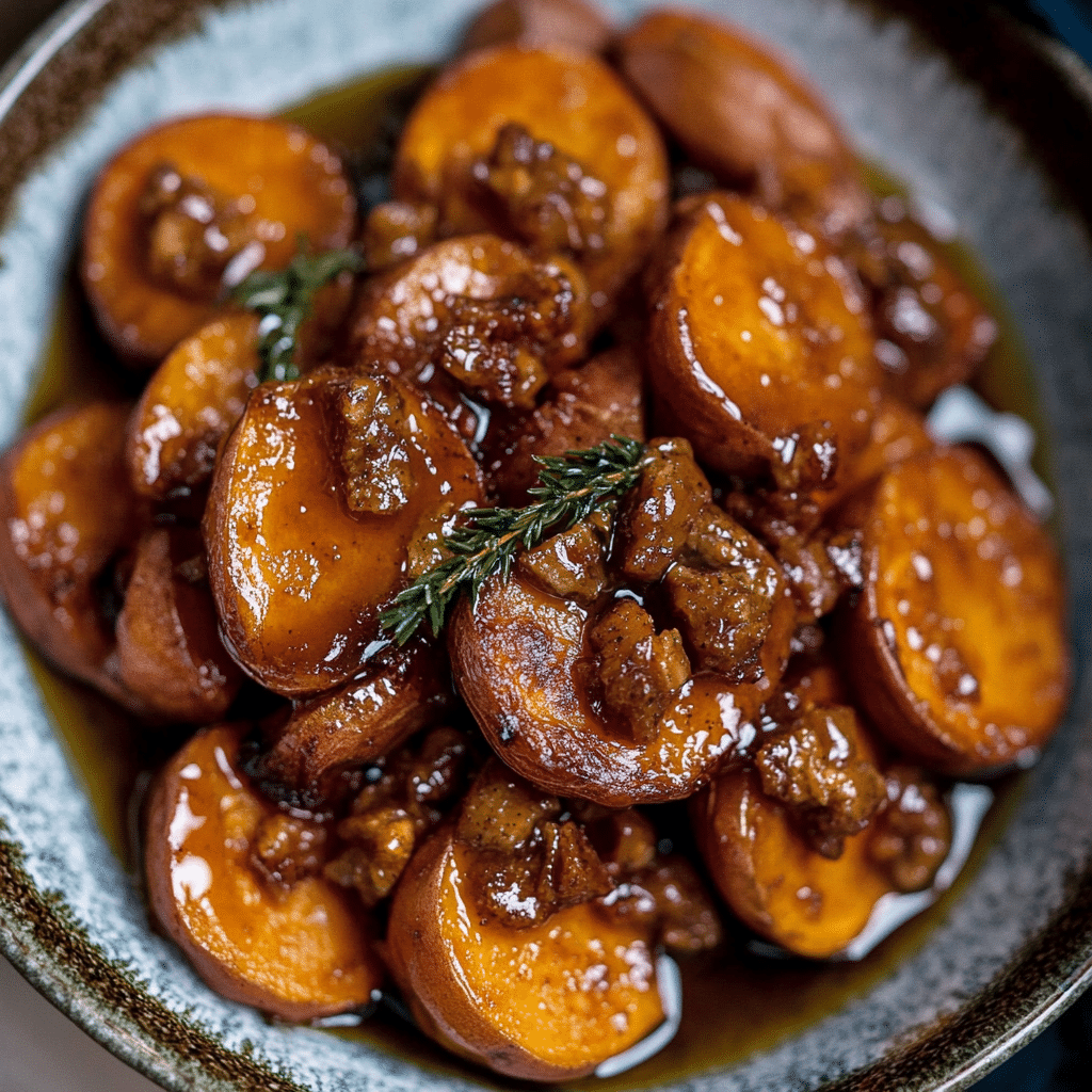 Cinnamon Maple Roasted Sweet Potatoes