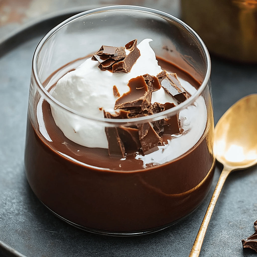Homemade Chocolate Pudding