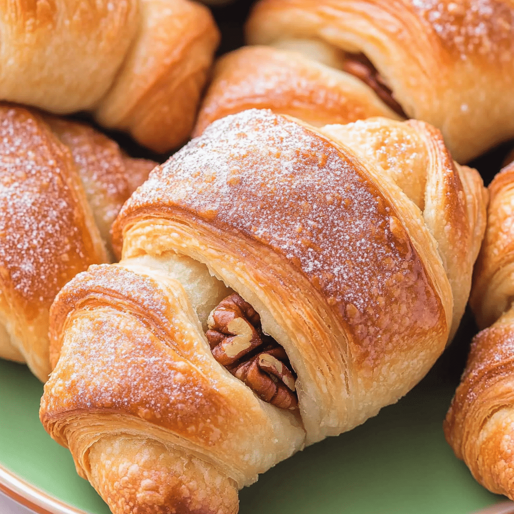 Pumpkin Pecan Crescent Rolls