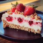 Berrylicious Strawberry Crunch Cheesecake