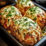 Garlic Parmesan Chicken Meatloaves