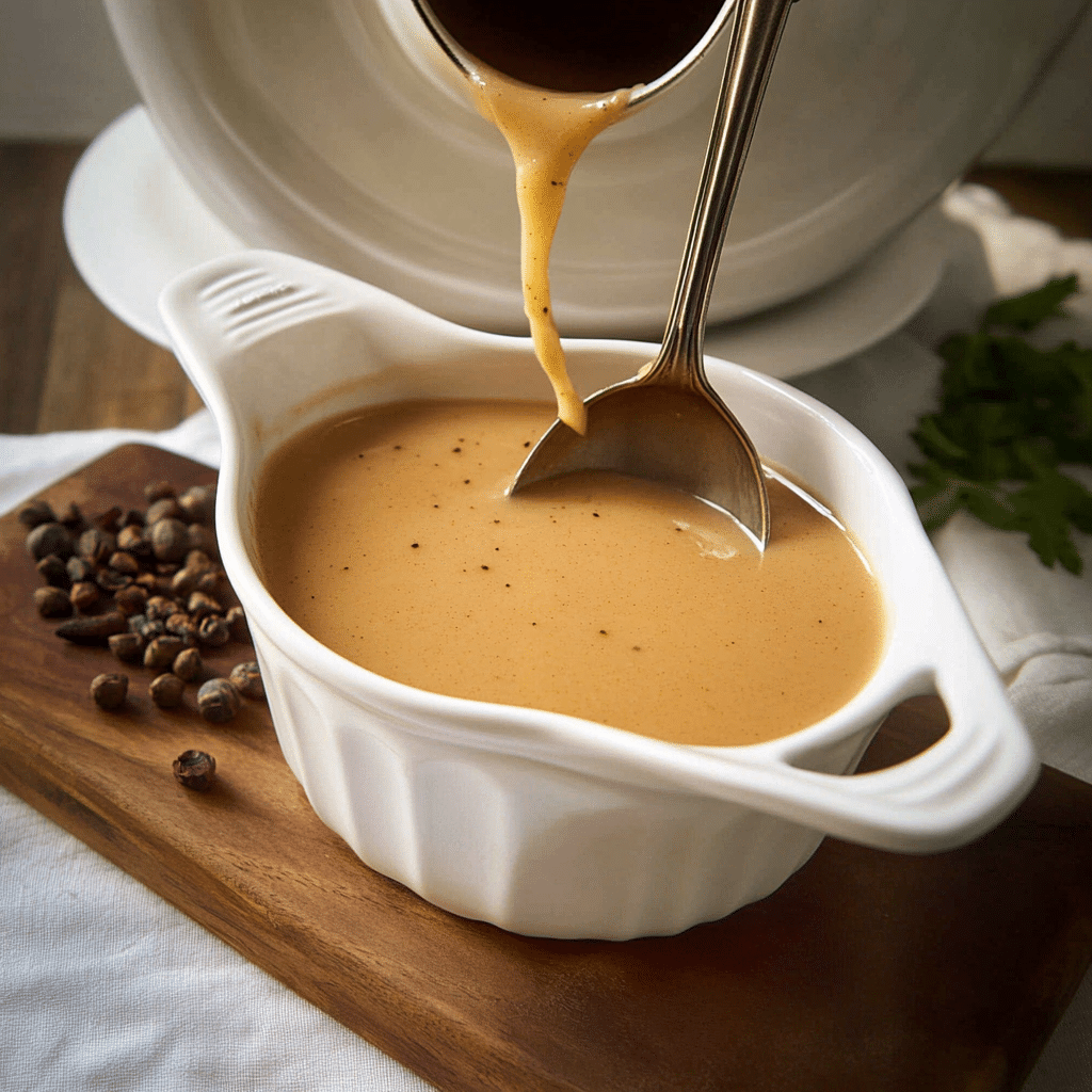 Turkey Gravy from Drippings