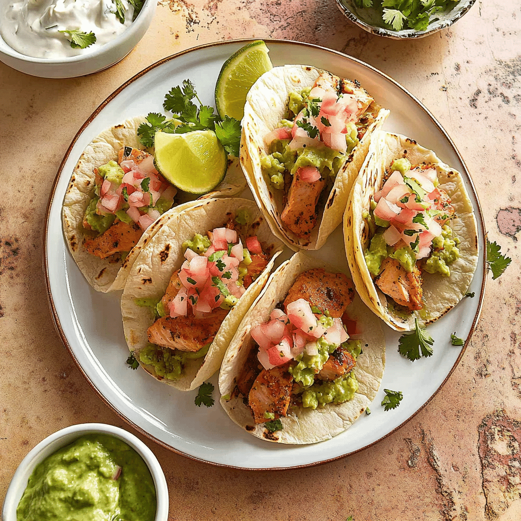 Easy Salmon Tacos