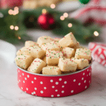 Christmas Shortbread Cookie Bites