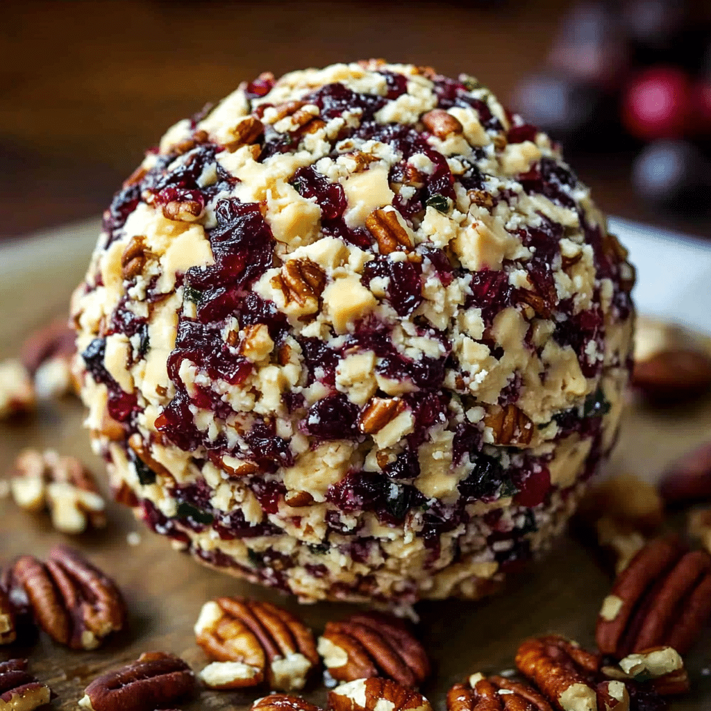 Cranberry Pecan Cheese Ball