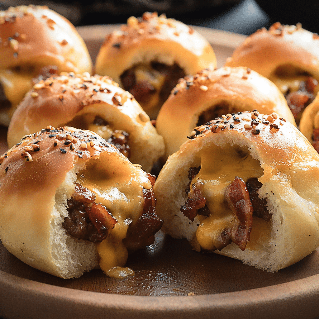 Bacon Cheeseburger Bombs