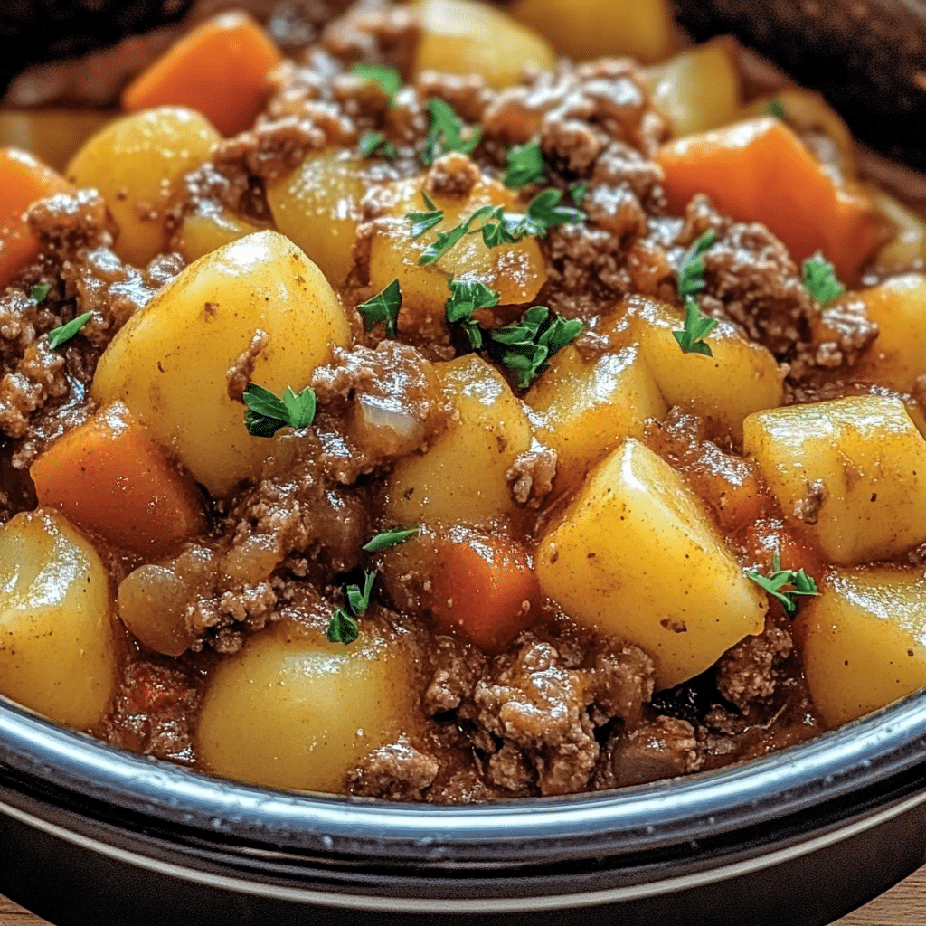 Slow Cooker Cowboy Casserole