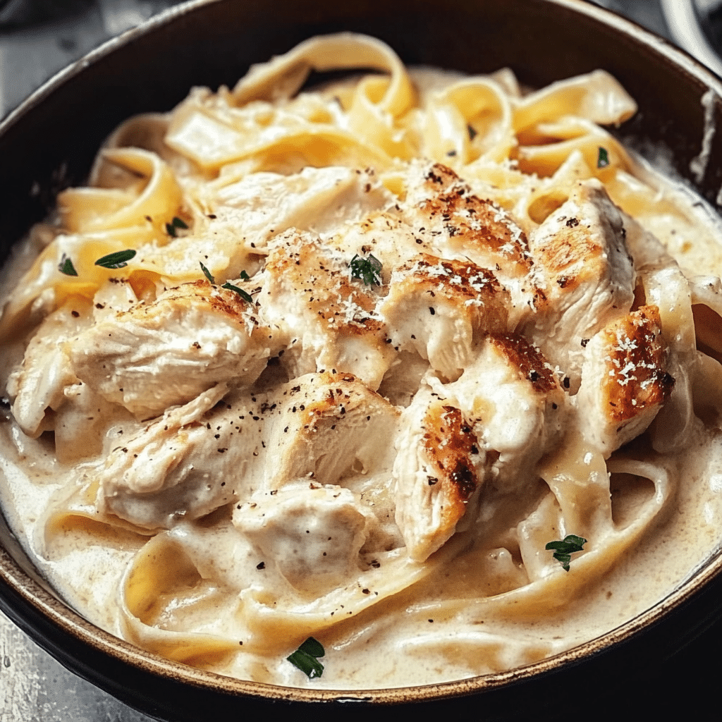 Chicken Fettuccine Alfredo