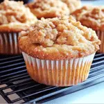 Moist Apple Cinnamon Crumb Muffins