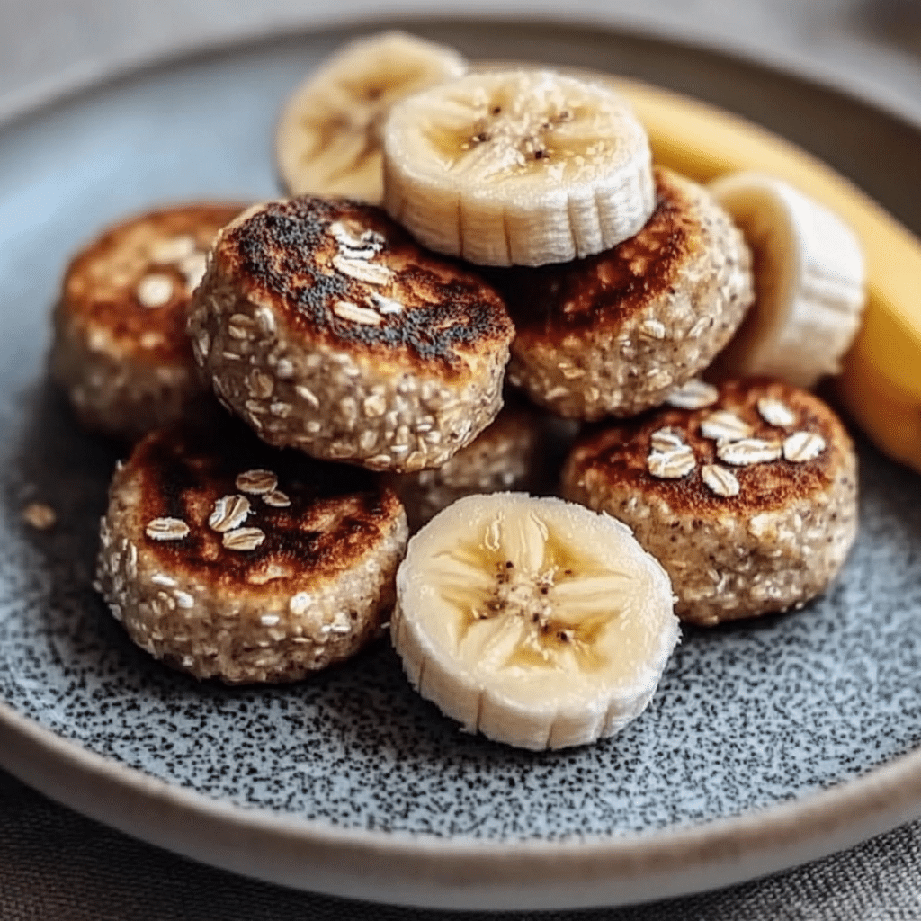 Cottage Cheese Banana Oat Protein Pancake Bites