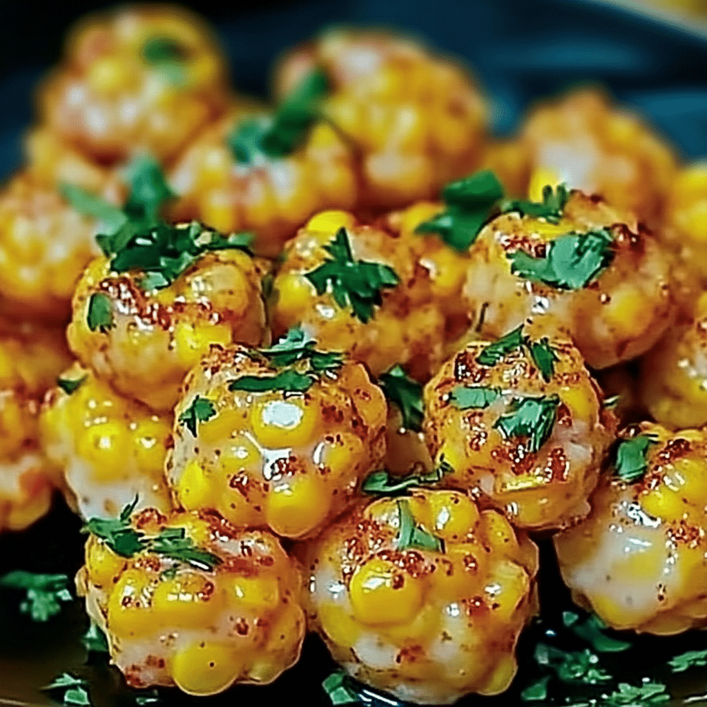 Spicy Mexican Corn Bites