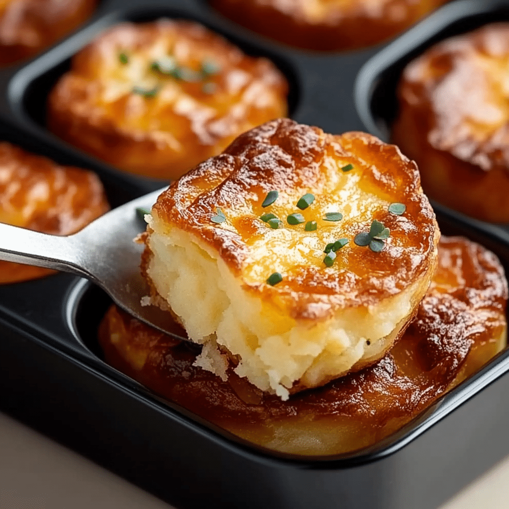 Crispy and Cheesy Mashed Potato Puffs