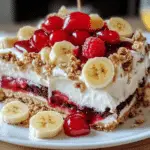 No-Bake Banana Split Cake
