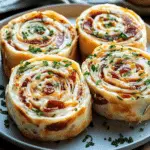 Bacon Cheddar Ranch Pinwheels