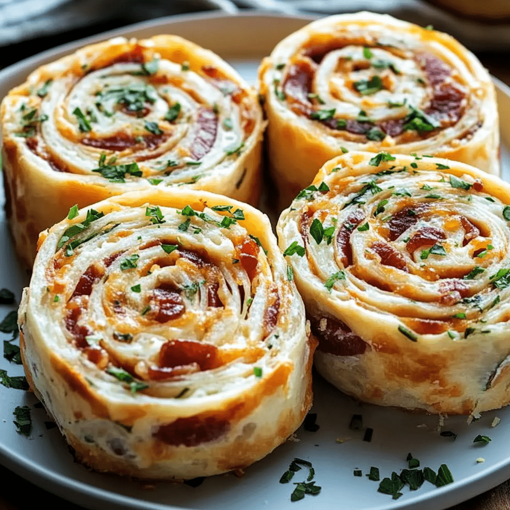 Bacon Cheddar Ranch Pinwheels