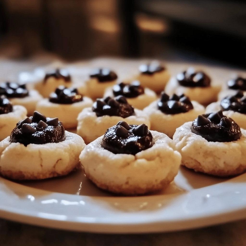 Italian Cannoli-Inspired Thumbprint Cookies