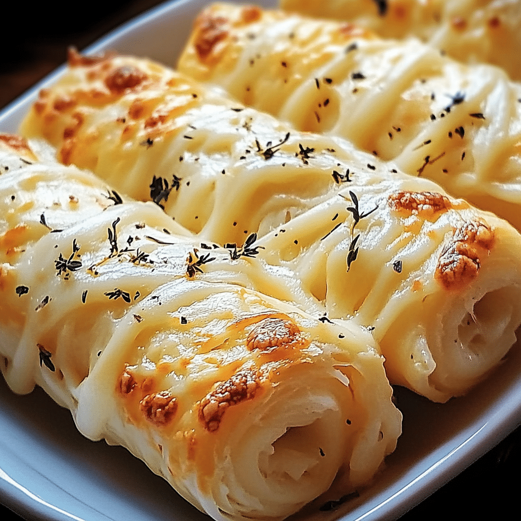 Cheesy Garlic Butter Rollups
