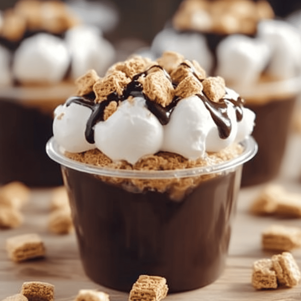 S'mores Pudding Cups