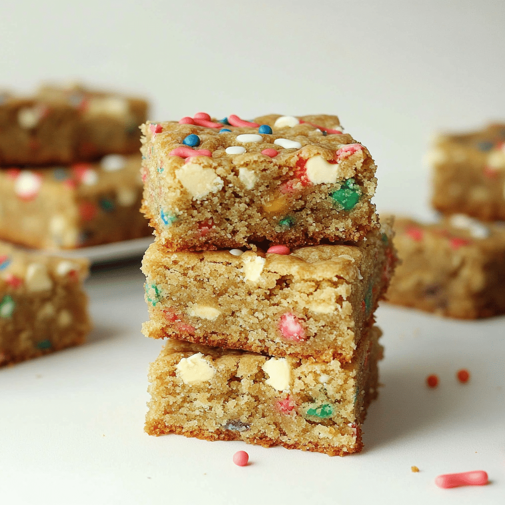 Birthday Cookie Bars