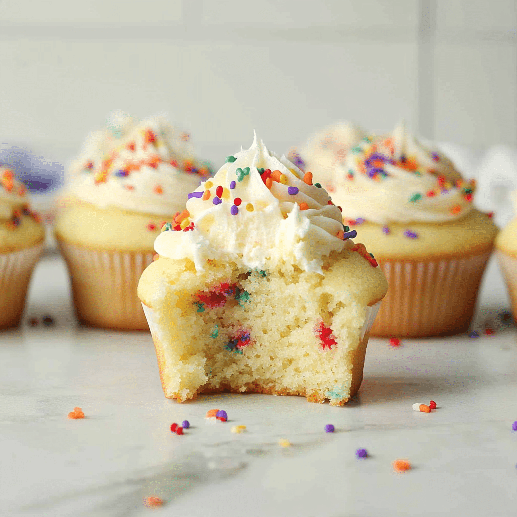 Confetti Cupcakes