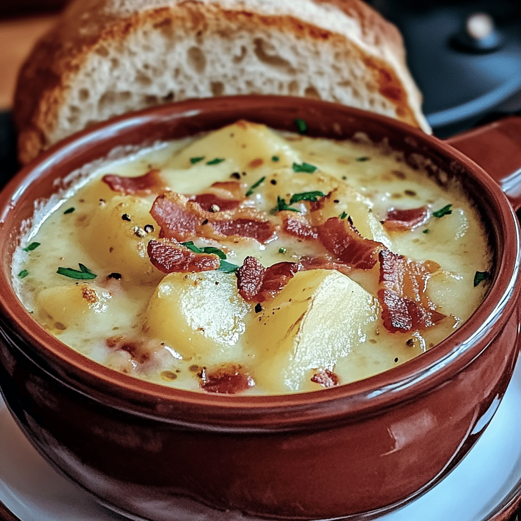 Old-Fashioned Potato & Bacon Soup