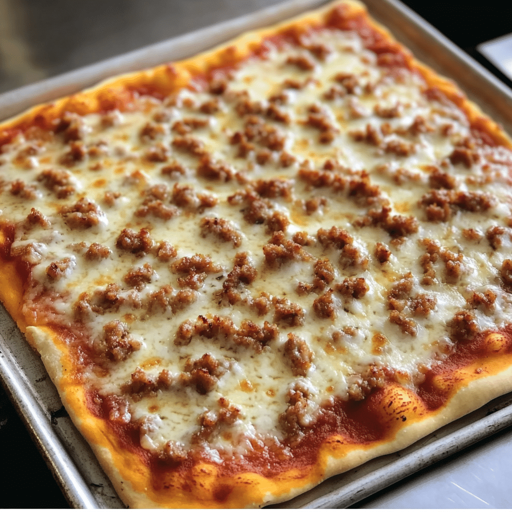 School Cafeteria Pizza Recipe