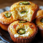 Jalapeño Cornbread Muffins with Cream Cheese Filling