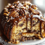 Mouthwatering German Chocolate Pecan Pound Cake