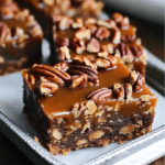 Easy Caramel Pecan Turtle Bars