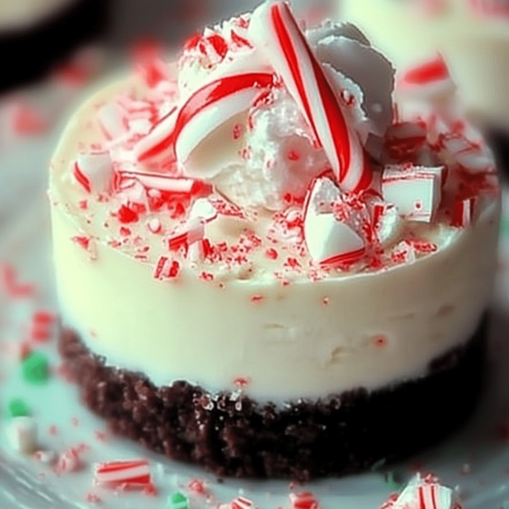 No-Bake Peppermint Cheesecake