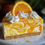 Refreshing Southern Pineapple Orange Swirl Cheesecake