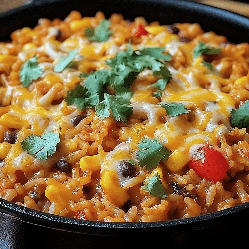 One Pot Mexican Rice Casserole