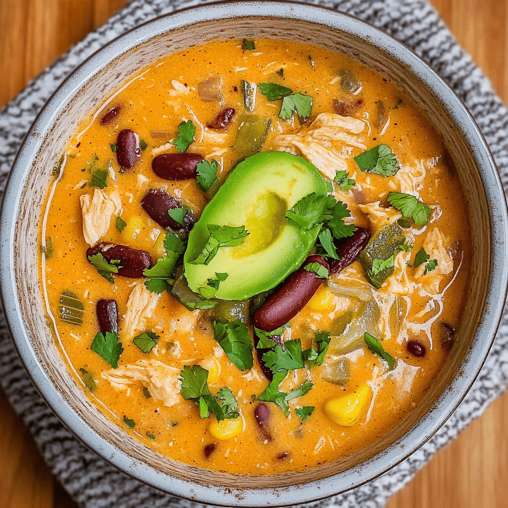 Creamy Chicken Enchilada Soup