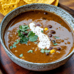 Mexican Style Black Bean Soup