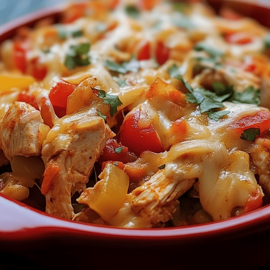 Fajita Chicken Casserole