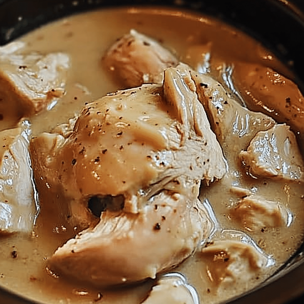 Crockpot Chicken and Gravy