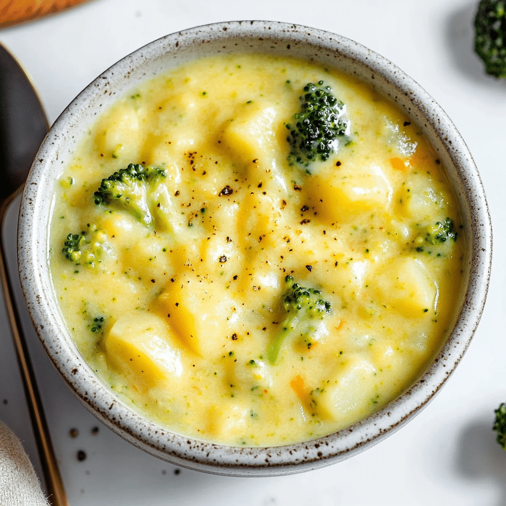 Broccoli Potato Cheese Soup