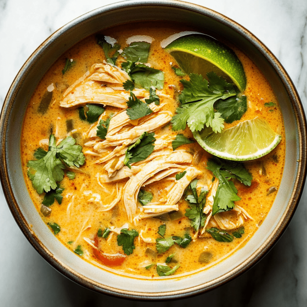 Easy Thai Chicken Curry Soup