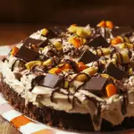 Chocolate Peanut Butter Poke Cake